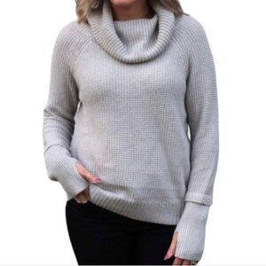 Sweater 41 Hawthorn Cowl Neck Cable Knit CREAM WOMEN'S WOMAN'S SIZE Medium